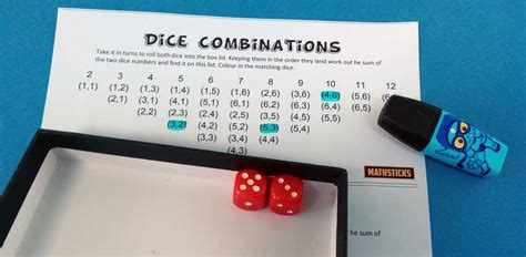 2 dice combinations|two dice games.